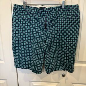 Lands’ End Womens 16 preppy Bermuda shorts